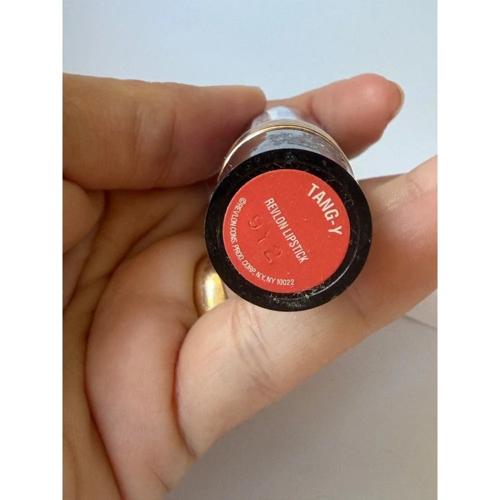 Revlon Super Lustrous Lipstick Frost 912 Tang-Y Orange Coral 0.15oz Discontinued